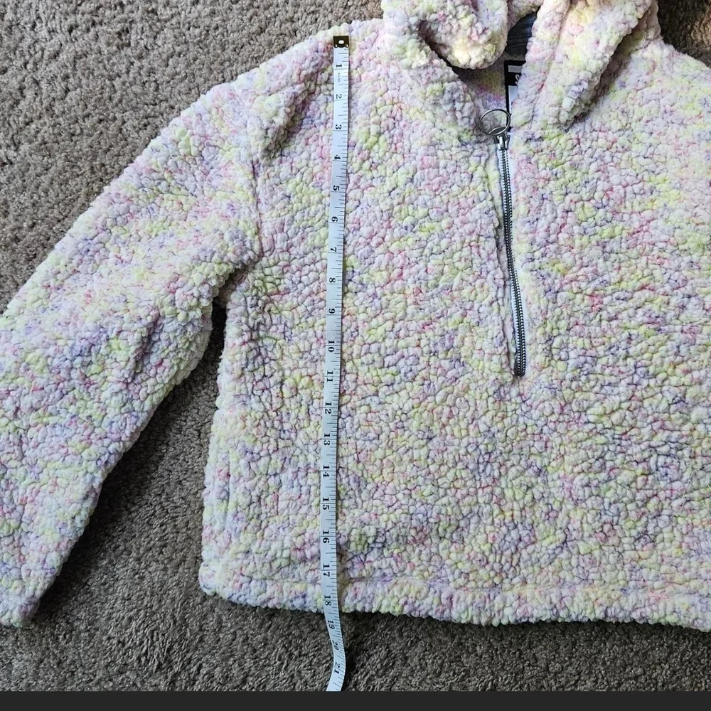 Justice Multicolor Sherpa Hoodie